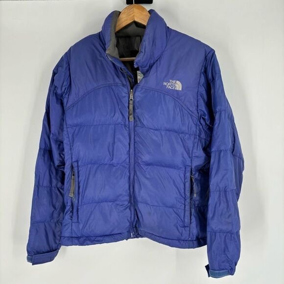 The North Face 700 Down Filled Insulated Puffer Jacket Blue Womens Size Small - Picture 1 of 12